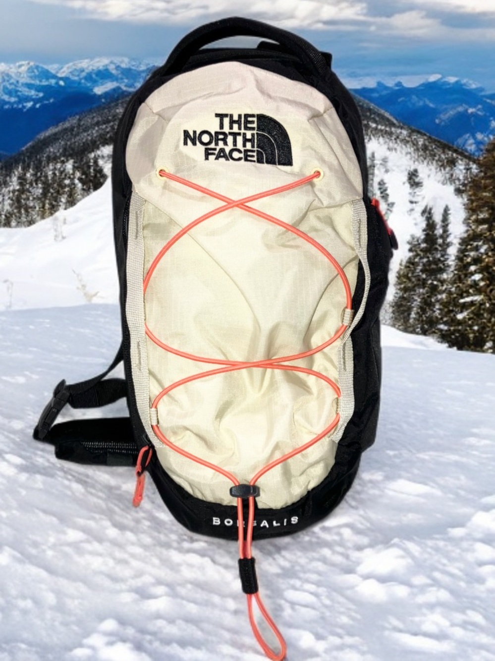 The North Face Borealis Cross Body Sling Bag Adjustable Strap Zip Pockets Pack